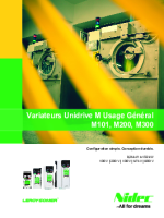 LEROY SOMER_Variateurs Unidrive M Usage Général M101 M200 M300_2017-fr-20p